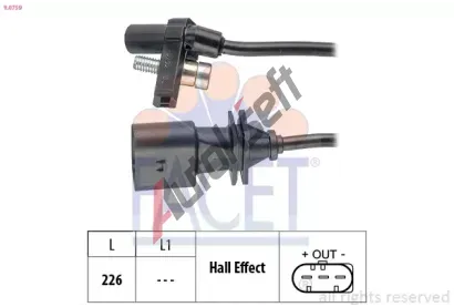 EPS (facet) Genertor impuls klikov hdel Made in Italy - OE Equivalent EPS 9.0759, 9.0759