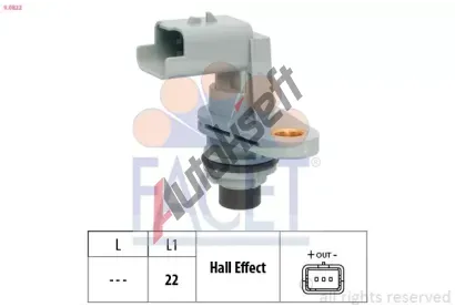 EPS (facet) Snímač počtu otáček EPS 9.0822, 9.0822 EPS (facet) Snímač počtu otáček EPS 9.0822, 9.0822