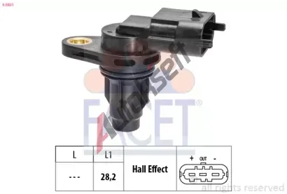 EPS (facet) Snma polohy vakovho hdele Made in Italy - OE Equivalent EPS 9.0831, 9.0831
