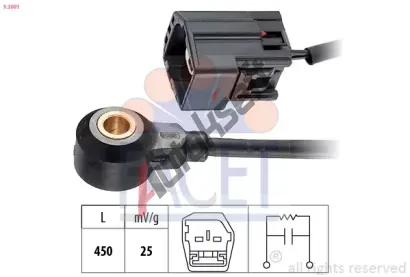 EPS (facet) Senzor klepn EPS 9.3091, 9.3091