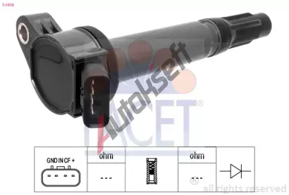 EPS (facet) Zapalovac cvka OE Equivalent EPS 9.6438, 9.6438