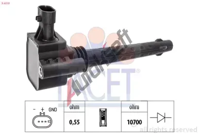 EPS (facet) Zapalovac cvka Made in Italy - OE Equivalent EPS 9.6510, 9.6510
