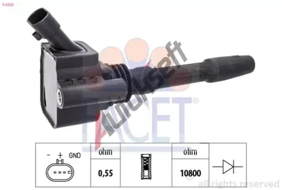 EPS (facet) Zapalovac cvka Made in Italy - OE Equivalent EPS 9.6533, 9.6533