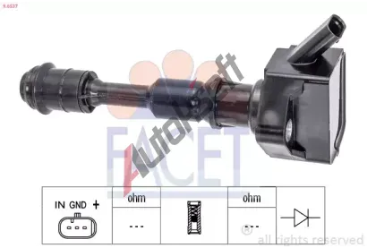 EPS (facet) Zapalovac cvka Made in Italy - OE Equivalent EPS 9.6537, 9.6537