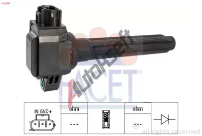 EPS (facet) Zapalovac cvka Made in Italy - OE Equivalent EPS 9.6539, 9.6539