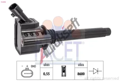 EPS (facet) Zapalovac cvka Made in Italy - OE Equivalent EPS 9.6542, 9.6542