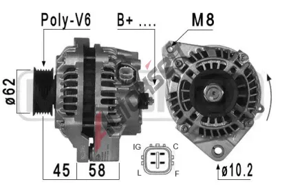 ERA Altern�tor ERA 209008A, 209008A