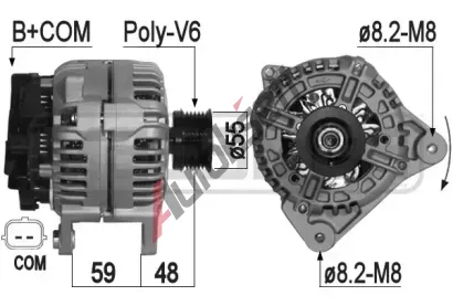 ERA Alternátor ERA 209098A, 209098A ERA Alternátor ERA 209098A, 209098A