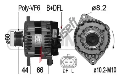 ERA Alternátor ERA 209129A, 209129A ERA Alternátor ERA 209129A, 209129A