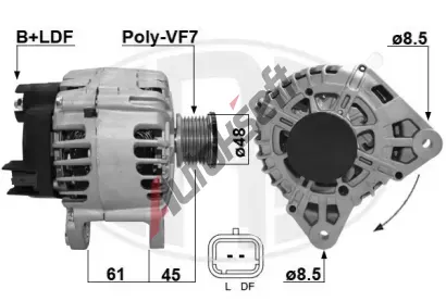 ERA Altern�tor ERA 209150A, 209150A