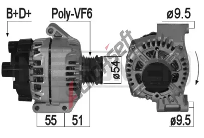 ERA Alterntor ERA 209225A, 209225A
