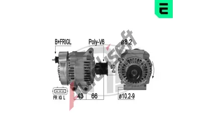 ERA Alternátor ERA 209302A, 209302A ERA Alternátor ERA 209302A, 209302A