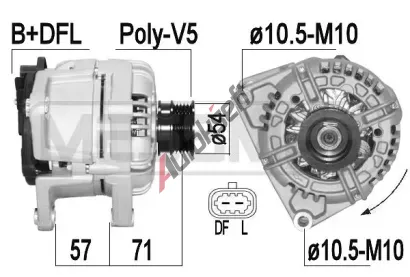 ERA Alternátor ERA 209332A, 209332A ERA Alternátor ERA 209332A, 209332A