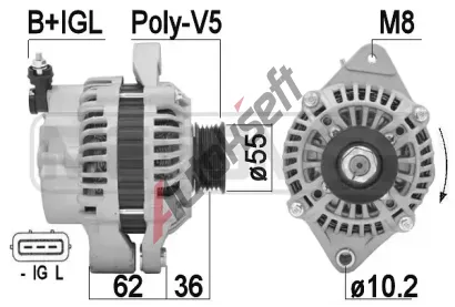 ERA Alterntor ERA 209353A, 209353A