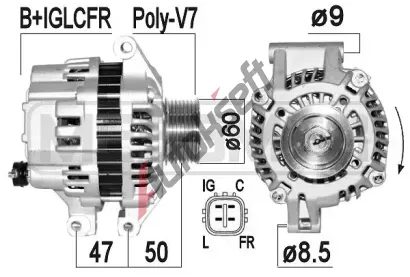 ERA Alterntor ERA 209356A, 209356A