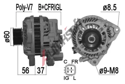 ERA Alterntor ERA 209368A, 209368A