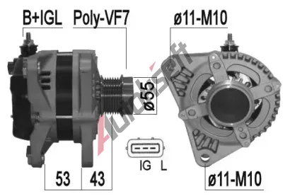 ERA Alterntor ERA 209369A, 209369A