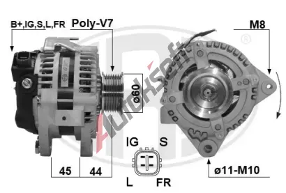 ERA Alternátor ERA 209421A, 209421A ERA Alternátor ERA 209421A, 209421A
