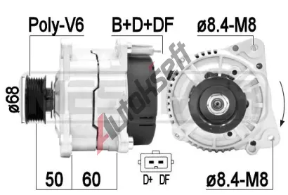 ERA Alternátor ERA 209439A, 209439A ERA Alternátor ERA 209439A, 209439A