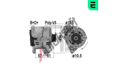 ERA Alternátor ERA 209450A, 209450A ERA Alternátor ERA 209450A, 209450A
