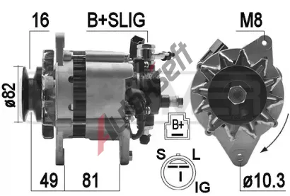 ERA Alterntor ERA 209481A, 209481A