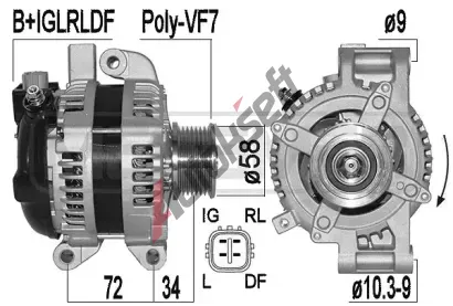 ERA Alterntor ERA 209534A, 209534A