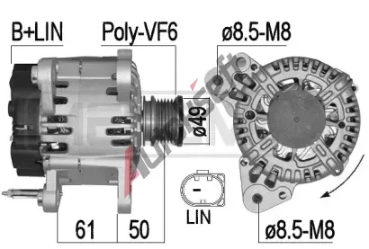 ERA Alterntor ERA 209536A, 209536A