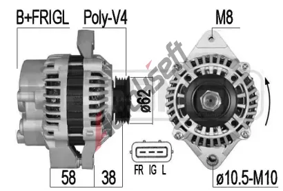 ERA Alternátor ERA 209540A, 209540A ERA Alternátor ERA 209540A, 209540A