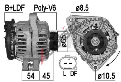 ERA Alterntor ERA 209553A, 209553A