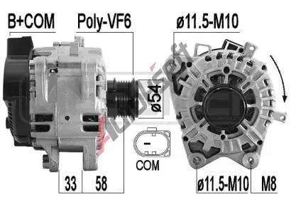 ERA Altern�tor OEM ERA 209588, 209588