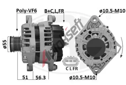 ERA Alterntor ERA 209642A, 209642A