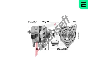 ERA Alternátor ERA 209645A, 209645A ERA Alternátor ERA 209645A, 209645A