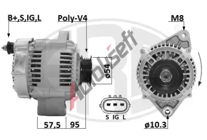 ERA Alterntor ERA 209662A, 209662A