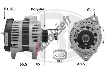 ERA Alterntor ERA 209669A, 209669A