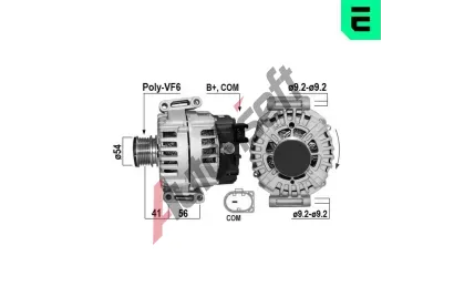 ERA Alternátor ERA 209692A, 209692A ERA Alternátor ERA 209692A, 209692A