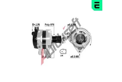ERA Alternátor ERA 209710A, 209710A ERA Alternátor ERA 209710A, 209710A