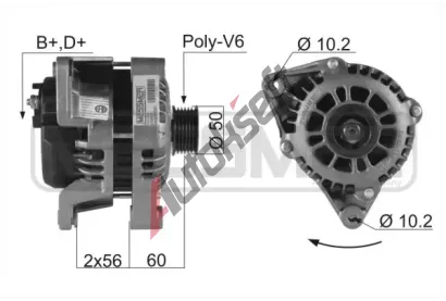 ERA Altern�tor ERA 210003A, 210003A