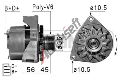 ERA Alterntor ERA 210014A, 210014A