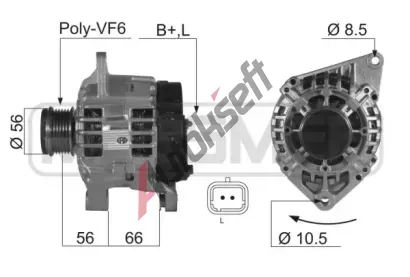 ERA Alternátor ERA 210053A, 210053A ERA Alternátor ERA 210053A, 210053A