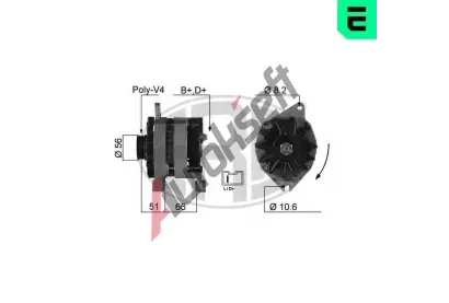 ERA Alternátor ERA 210073A, 210073A ERA Alternátor ERA 210073A, 210073A