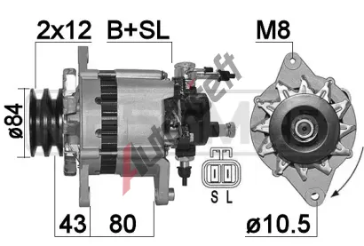 ERA Alterntor ERA 210104A, 210104A