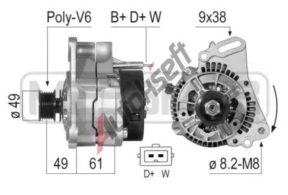 ERA Altern�tor ERA 210121A, 210121A