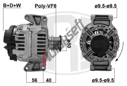 ERA Alternátor ERA 210147A, 210147A ERA Alternátor ERA 210147A, 210147A