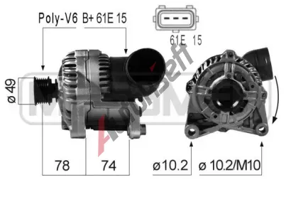 ERA Alterntor ERA 210164A, 210164A