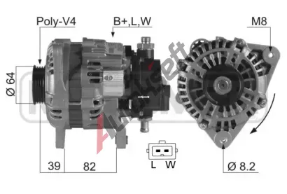 ERA Alternátor ERA 210189A, 210189A ERA Alternátor ERA 210189A, 210189A