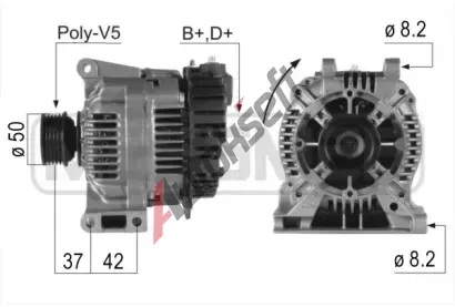 ERA Alternátor ERA 210233A, 210233A ERA Alternátor ERA 210233A, 210233A