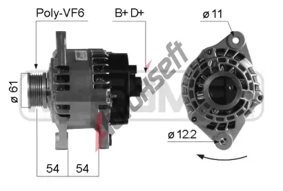 ERA Alternátor ERA 210236A, 210236A ERA Alternátor ERA 210236A, 210236A