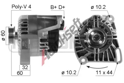 ERA Alternátor ERA 210237A, 210237A ERA Alternátor ERA 210237A, 210237A