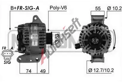 ERA Alternátor ERA 210241A, 210241A ERA Alternátor ERA 210241A, 210241A