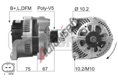 ERA Alternátor ERA 210260A, 210260A ERA Alternátor ERA 210260A, 210260A